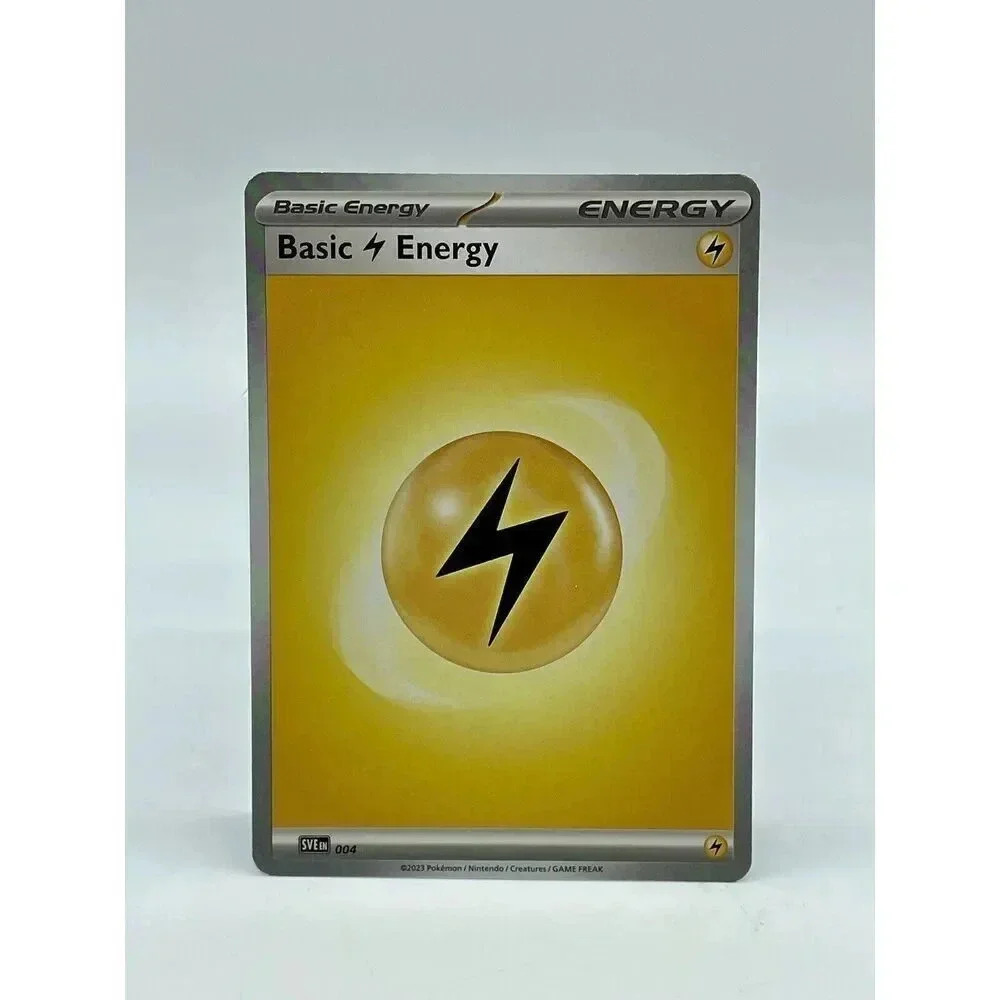 Basic‎ Lightning Energy Scarlet & Violet Pokemon TCG 004 Mint Unplayed